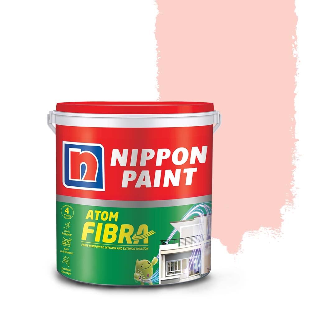 Nippon Paint Atom Fibra 2 In 1 Interior & Exterior Emulsion 4 L Pink & Reds (Girlish Giggle) (B0C5CQWPBD) Amazon Price History, Amazon Price Tracker
