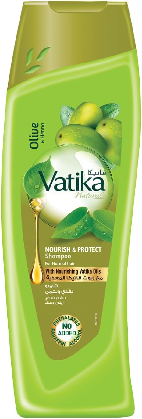 Naturals Nourish and Protect Shampoo 400ml | Enriched with Olive and Henna | For Normal Hair