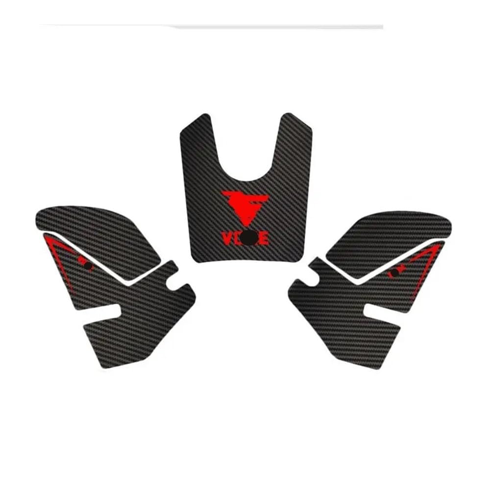 Motorcycle Tank Pad Protector Sticker Decal Gas Knee Grip Tank Traction Pad Side for 500DS DS500 500 DS Tanks Pad Protector
