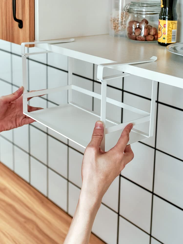 Amazon｜FUWAMIAO 吊り下げ棚 吊り下げラック キッチン収納 戸棚下収納