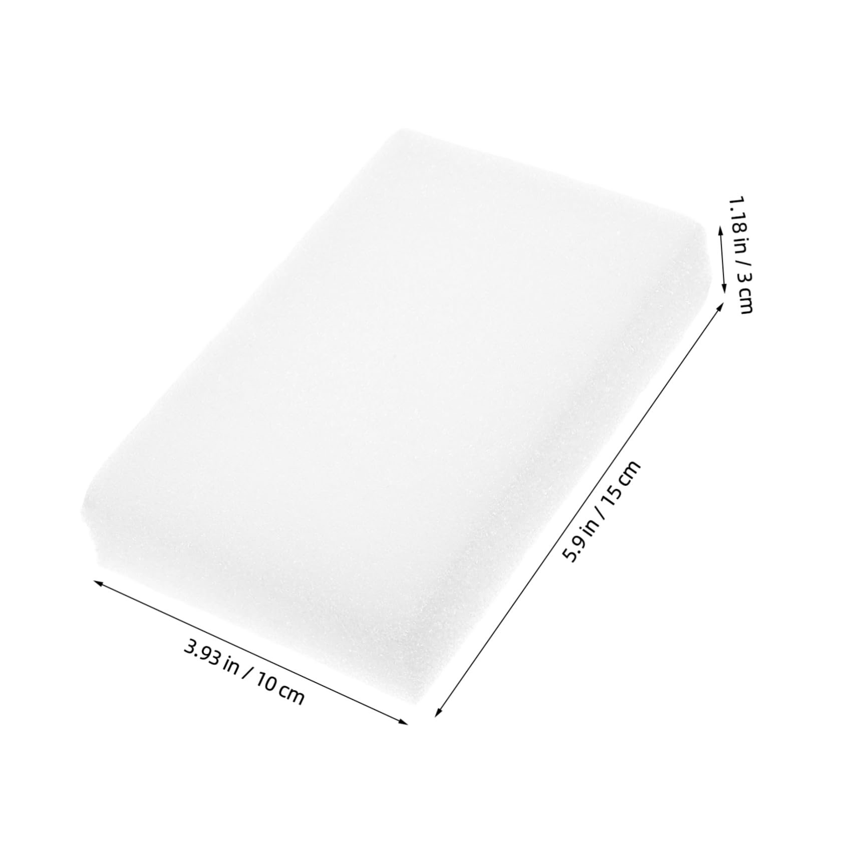 jojofuny Wool Felt Craft Foam Pad 2 Pack Nonslip Dense Foam Block for Needle Felting