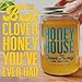 Honey House Raw & Unfiltered Clover Honey – 100% Pure, American-Sourced, Non-GMO – Natural Sweetener – 12oz Glass Jar