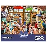 【CONTENU】 : puzzle de 500pcs (52x38cm). Dimensions du puzzle : 500pcs (52x38cm). Un niveau de finition impeccable : du carton épais, un fini mat et anti-reflets, des outils de fabrication de haute précision pour un encastrement parfait et des contours moins marqués. Chaque pièce a une forme unique, pour vous garantir une expérience d'assemblage optimale.