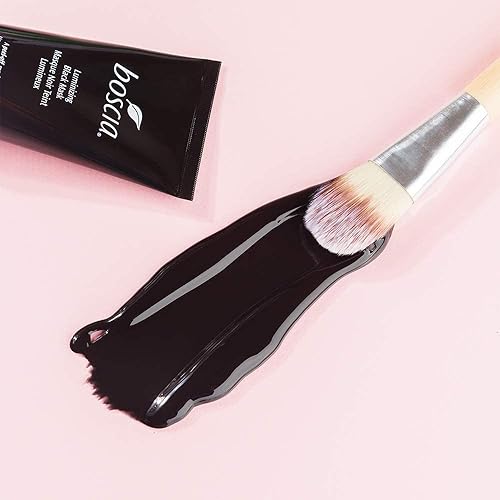 Miniatura 4 de boscia Máscara de carbón luminizante mascarilla facial vegana cuidado de la piel sin crueldad removedor de puntos negros de carbón activado