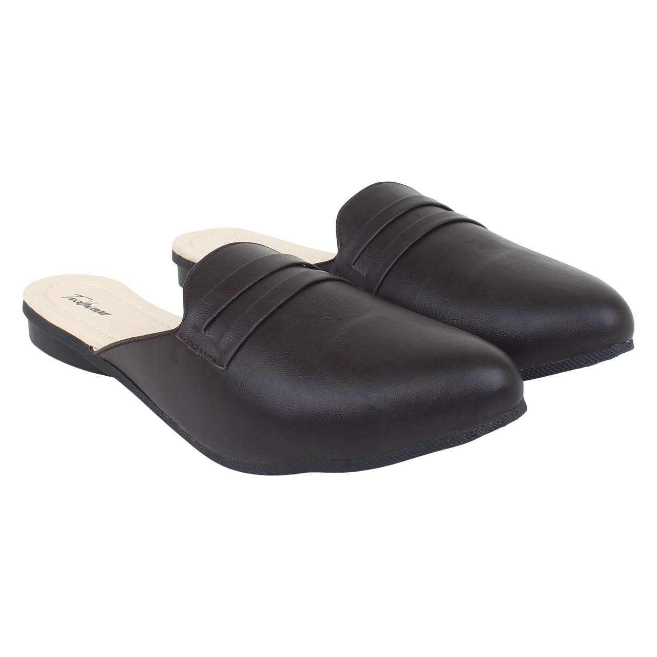 Women Slip-On Mule Sandals | Elegant Backless Flat Loafers for Casual & Formal Wear | |-image-18