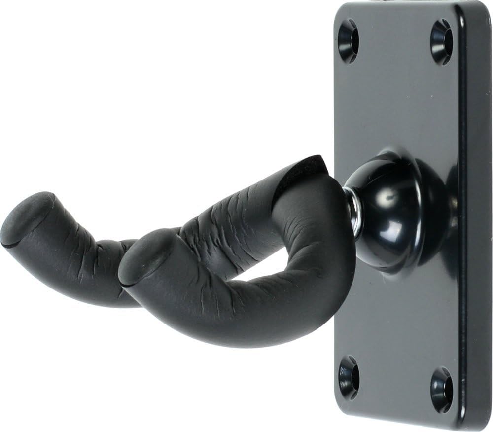 KC GH-01 Guitar Hanger, Wall Mounted Type, Short (Includes Mounting Screws)
