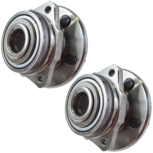 Image of TRQ 2 Piece Front Wheel Bearing & Hub Assembly Set Compatible with 2002-2005 Jeep Liberty