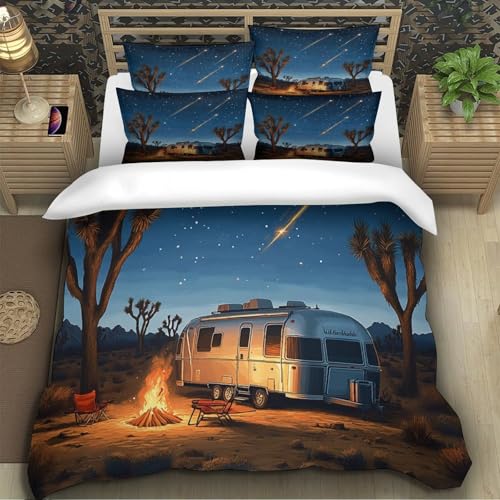 Housse de couette camping résistant avec zip dissimulé pour lit super king - 5