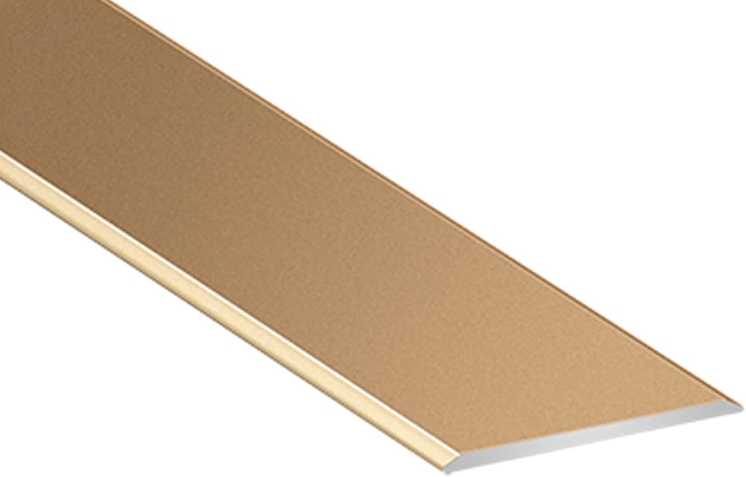 Transition Strip Self Adhesive Flat Saddle Transition Strips for Floors and Doors Flat Transition Strips for Vinyl Flooring Laminate Floor Edge Trim Jointing Strips for Filling Flo