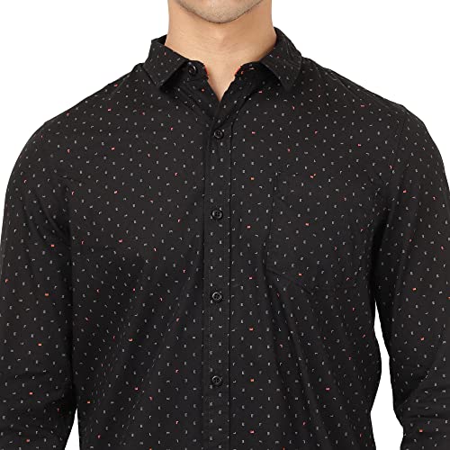Image of Lee Men's Polka Dots Slim Fit Shirt