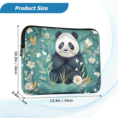 Funda para laptop 13-14 pulgadas con diseño Panda miniatura 3