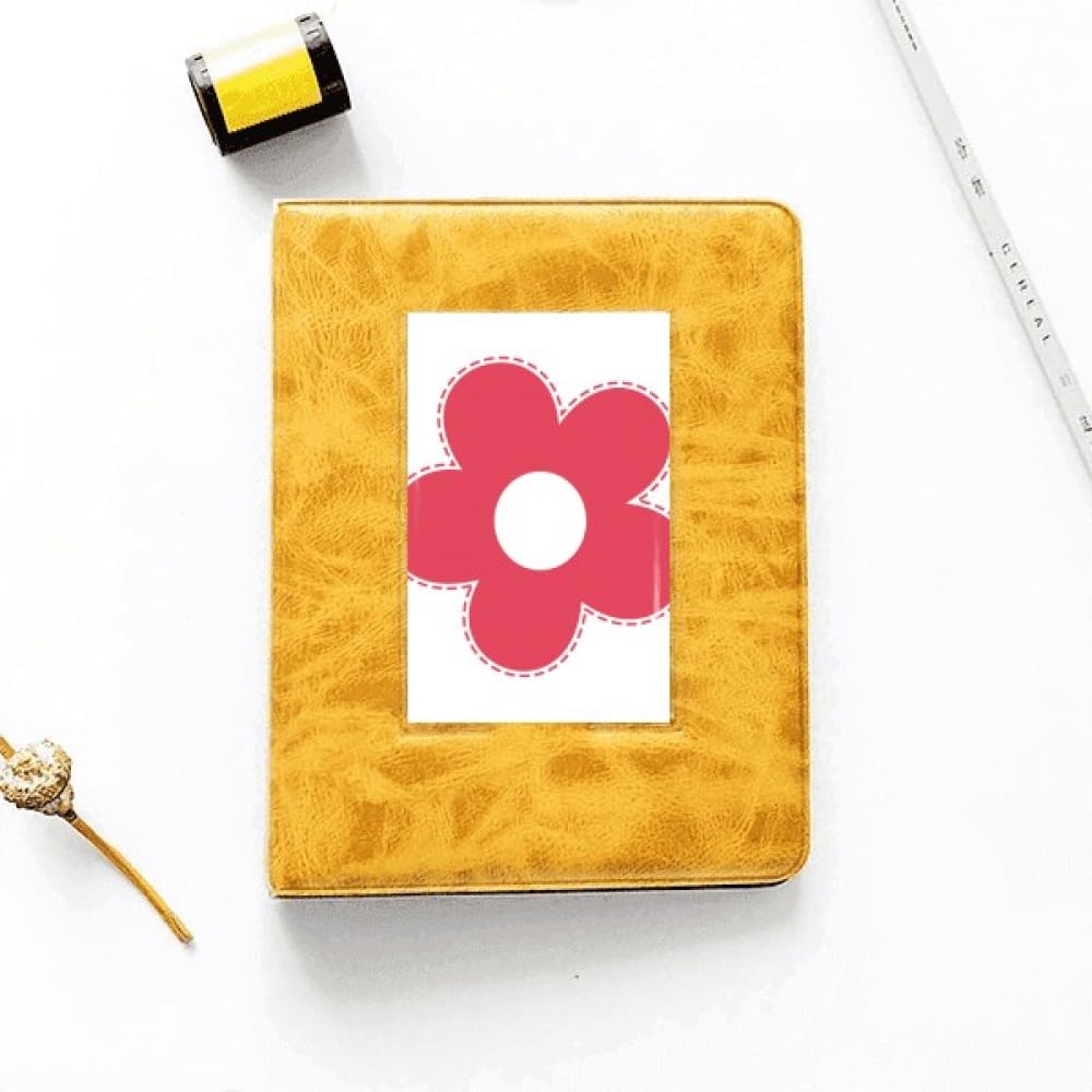 no/no Red Flower Cartoon Art Deco Fashion Photo Album Family Wedding Picture 4x6