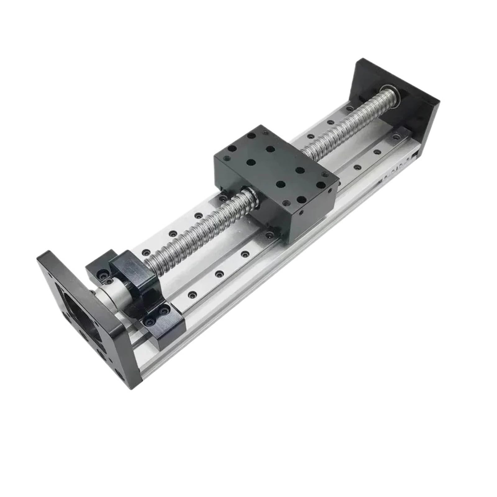 YFBCMXSKG Linear Rail Guide Double Rail Sliding Table 1204/1605/1610 BallScrew Platform XYZ Axis Motion Stage 2/4PCS Sliders Max 80KG(SFU1610 50x80 Table,Stroke 600mm)