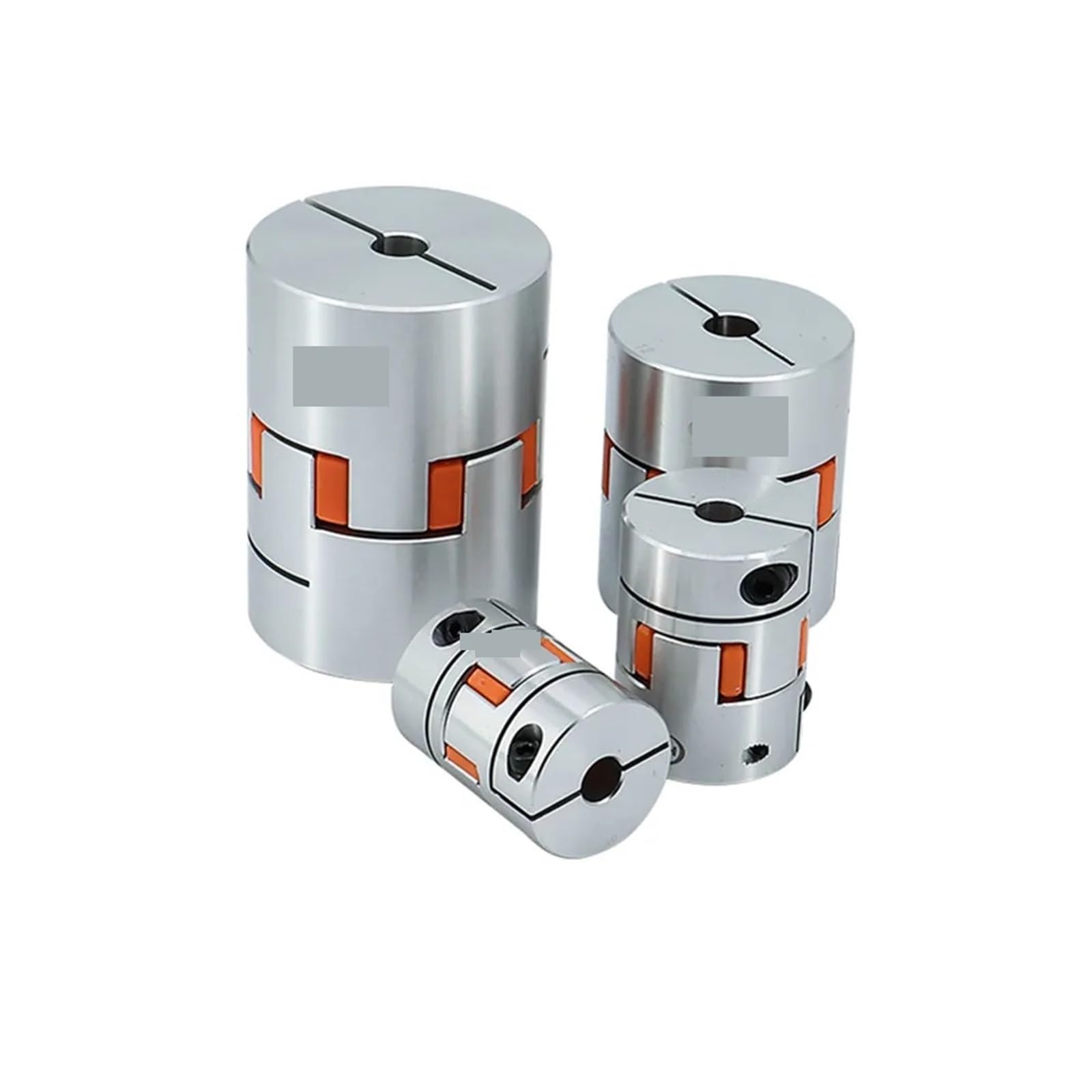 Wellenkupplung D80L114 Vier Backen Aluminium Plum Flexible Kupplung Motor Welle Stecker Innen Durchmesser 18-55mm for Große Kugelumlaufspindel Koppler Router(20mm to 24mm)
