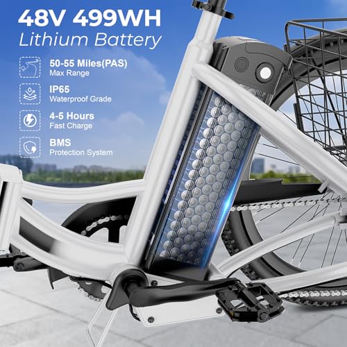 ANCHEER Electric Tricycle for Adults, 350W(Peak 550W)