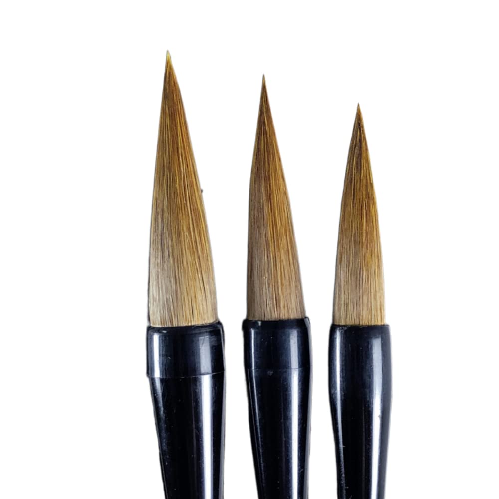 3pc Brushes Set Large Characters Couplet Lian Brush Calligraphy Practice Papeleria Tinta-image-37