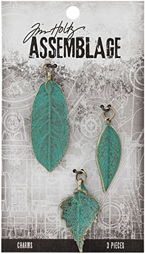 Tim Holtz - Advantus TIM HOLTZ CHARMS PC PTNA HOLAS, metálico, talla única