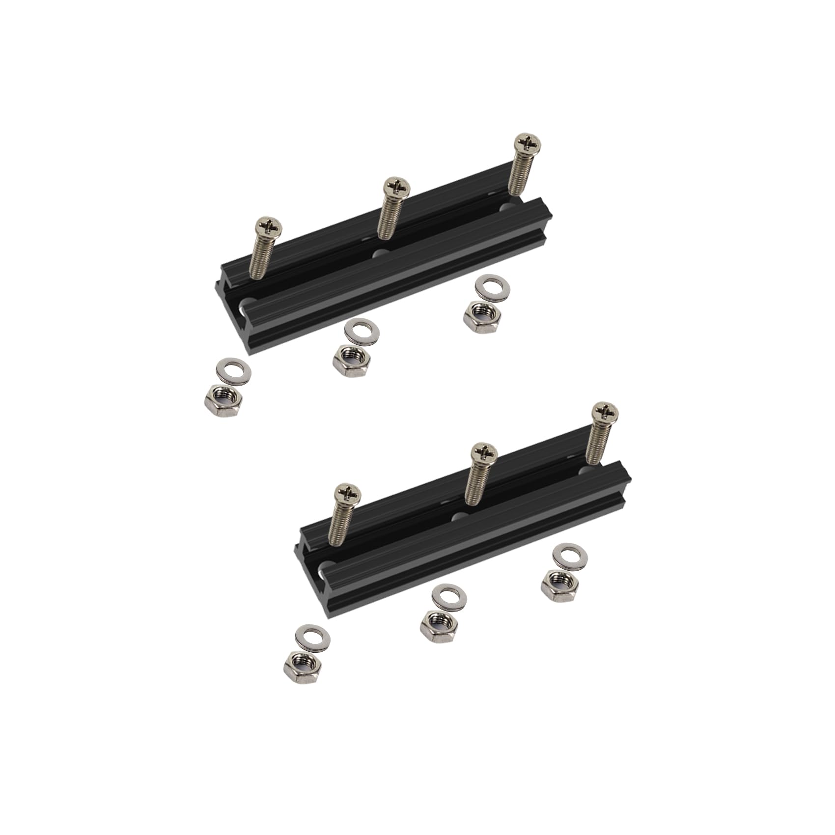 EDSRDPLT 3002 4" 8" 12" and 16" Light/Medium Duty Polymer Kayak Mount Track Compatible with 1/2" Wide Kayak Track Screw