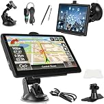 9 Inch GPS Navigator Sat Nav - 2025 Latest UK Map Sat Navs for Cars, Trucks and Buses,HD TFT Touch Screen HGV Satnav, Voice Turn Directions, Postcode Search, Lifetime Free Updates