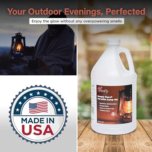 Image of Firefly - Liquid Paraffin Lamp Oil 1 Gallon - Smokeless, Kosher