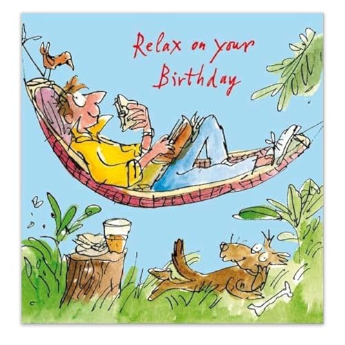 Woodmansterne Birthday Card for Men or Boys Quentin Blake