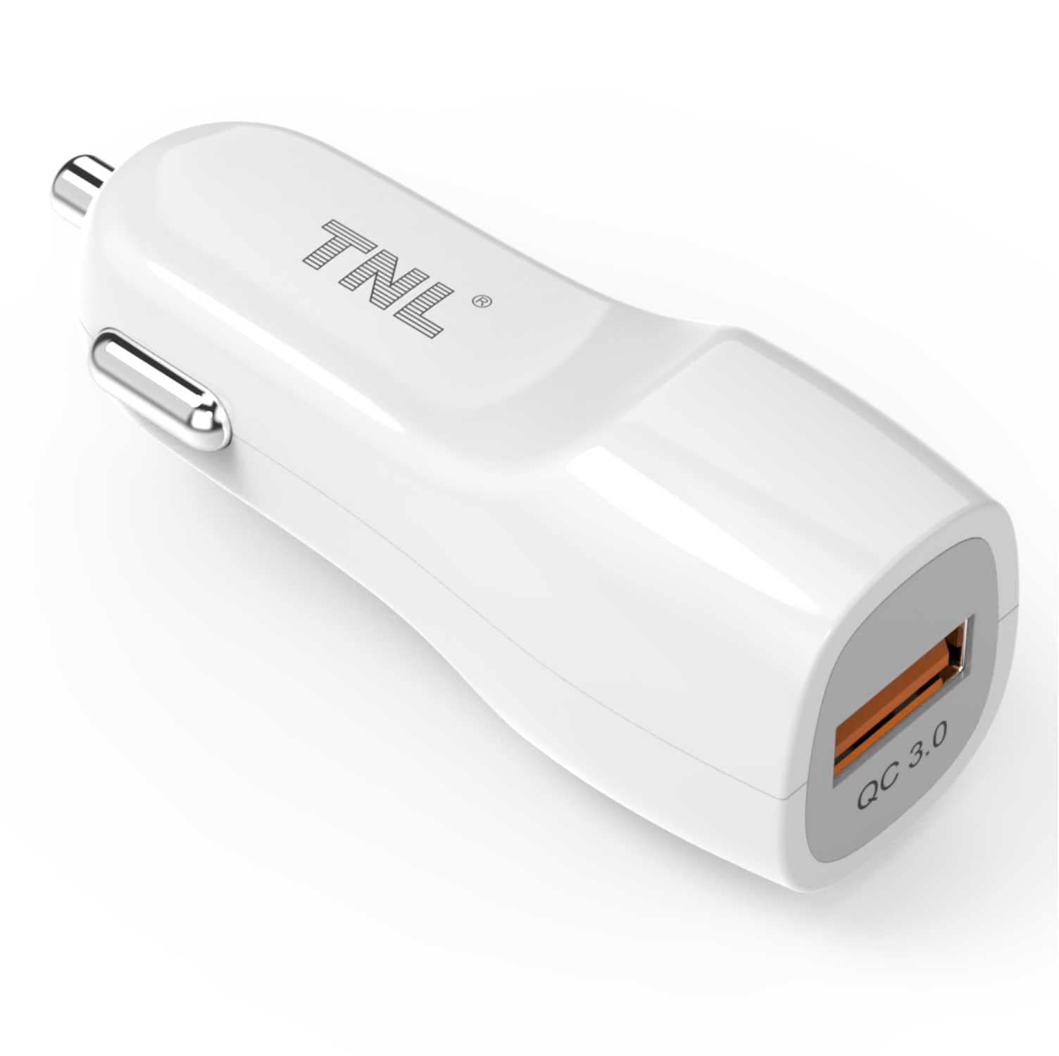 TNL QC Car Charger (Qualcomm Certified) Smart Charging with Quick Charge 3.0 (Micro USB)