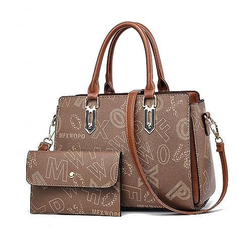 Sac bandoulière Nicole & Doris marron avec portefeuille pour vos sorties citadines