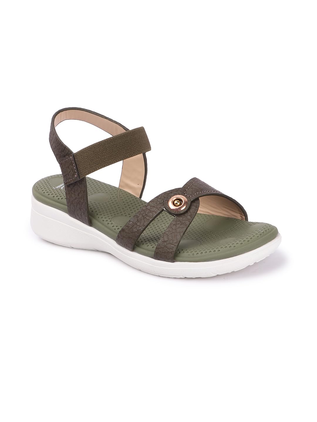 Carlton London Women Sandal,Olive, UK-7 (B0D3XZ7ZXQ) Amazon Price History, Amazon Price Tracker