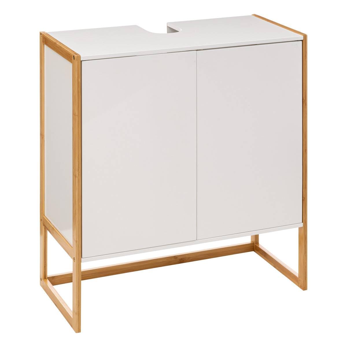 5 five simply smartNaturéo Vanity Unit with 2 Doors White