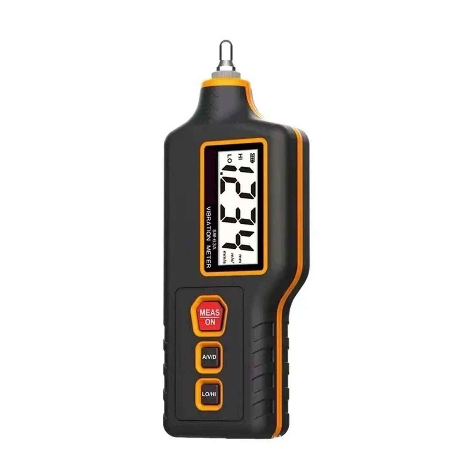 Gqnblvhzupdm One Color Vibration Tester Sw63a Digital Vibration Meter Motor Equipment Detection Metal Inspection Instrument