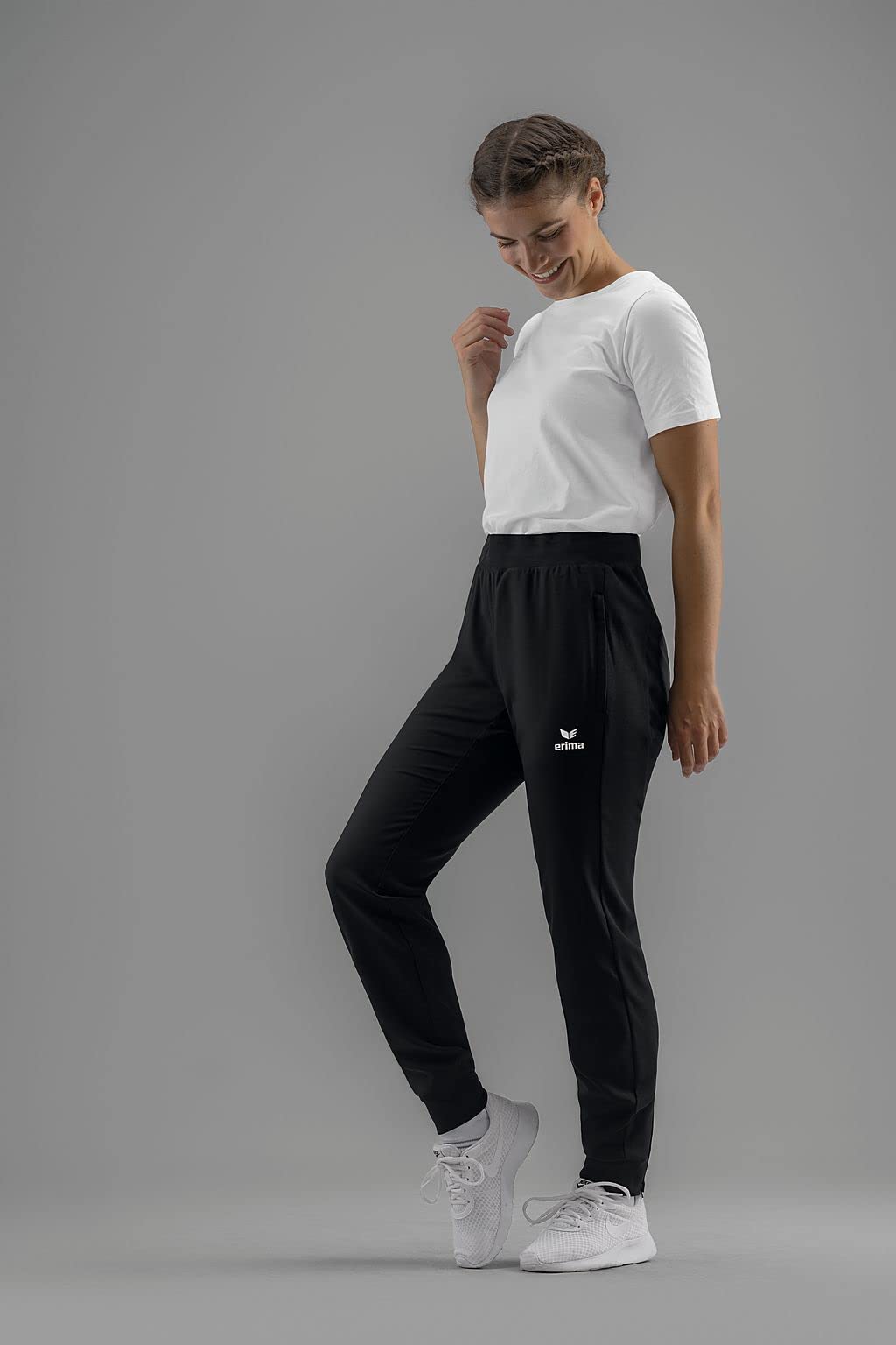 Erima Change Präsentationshose Damen Jogginghose Sporthose schwarz schwarz