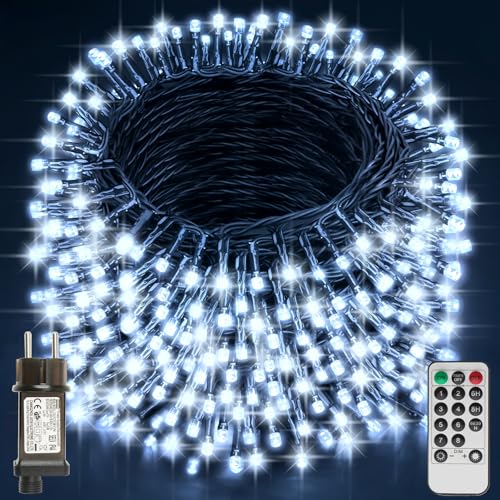 LED Lichterkette Innen Außen, 500LEDs & 62.2M Lichterkette...