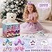 Hechify Princess Dress Up Toys for Little Girl,Jewelry Boutique Role Play Set,Toddler Dress Up Kids Toys for 3-6 Year Old Girl Gifts Birthday Party