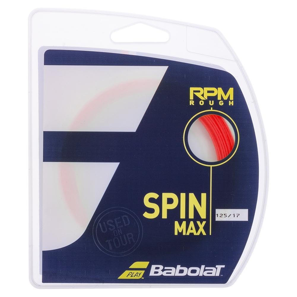 RPM Blast Rough Tennis String (17G Florescent Red)