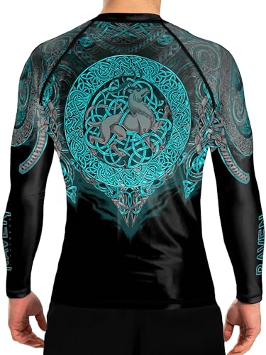 Raven Fightwear Men's Celtic Rash Guard BJJ MMA
