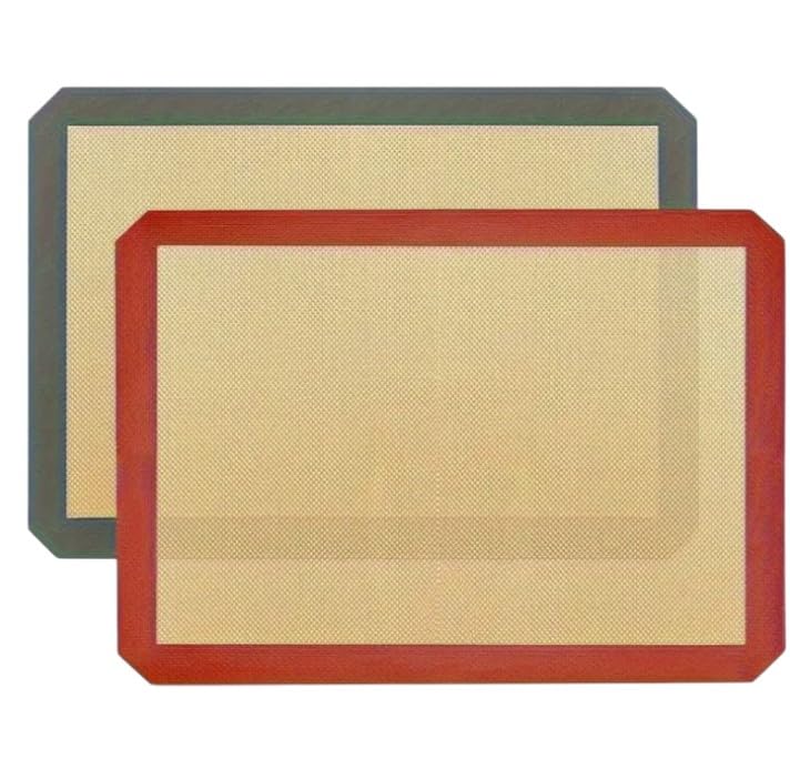 AEE 2 Adet Kendiliğinden Yağlı Pişirme Matı Yanmaz Yapışmaz Yıkanabilir Fırın Matı 40x30