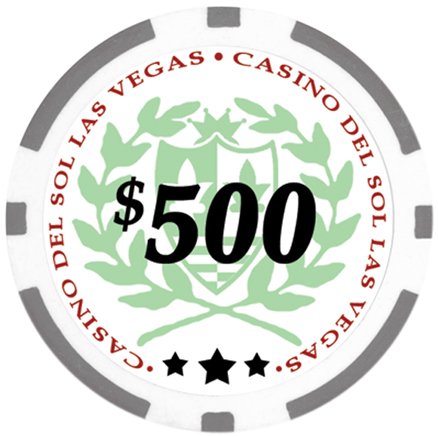 Da Vinci 175-317 Set Of Of 750 Casino Del Sol 11.5 Gram Poker Chips thumb #4