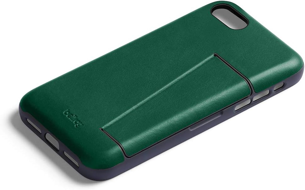 🔥 Cаѕhbасk uр tо 70% Bellroy Premium Slim Leather Phone Case with Card Holder for iPhone SE - 3 Card - Racing Green