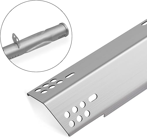 Miniatura 3 de Boloda Paquete de 4 piezas de repuesto para placa de calor y quemador de parrilla Dyna Glo DGH485CRP 4 quemadores, DGH474CRP 5 quemadores, 4 piezas