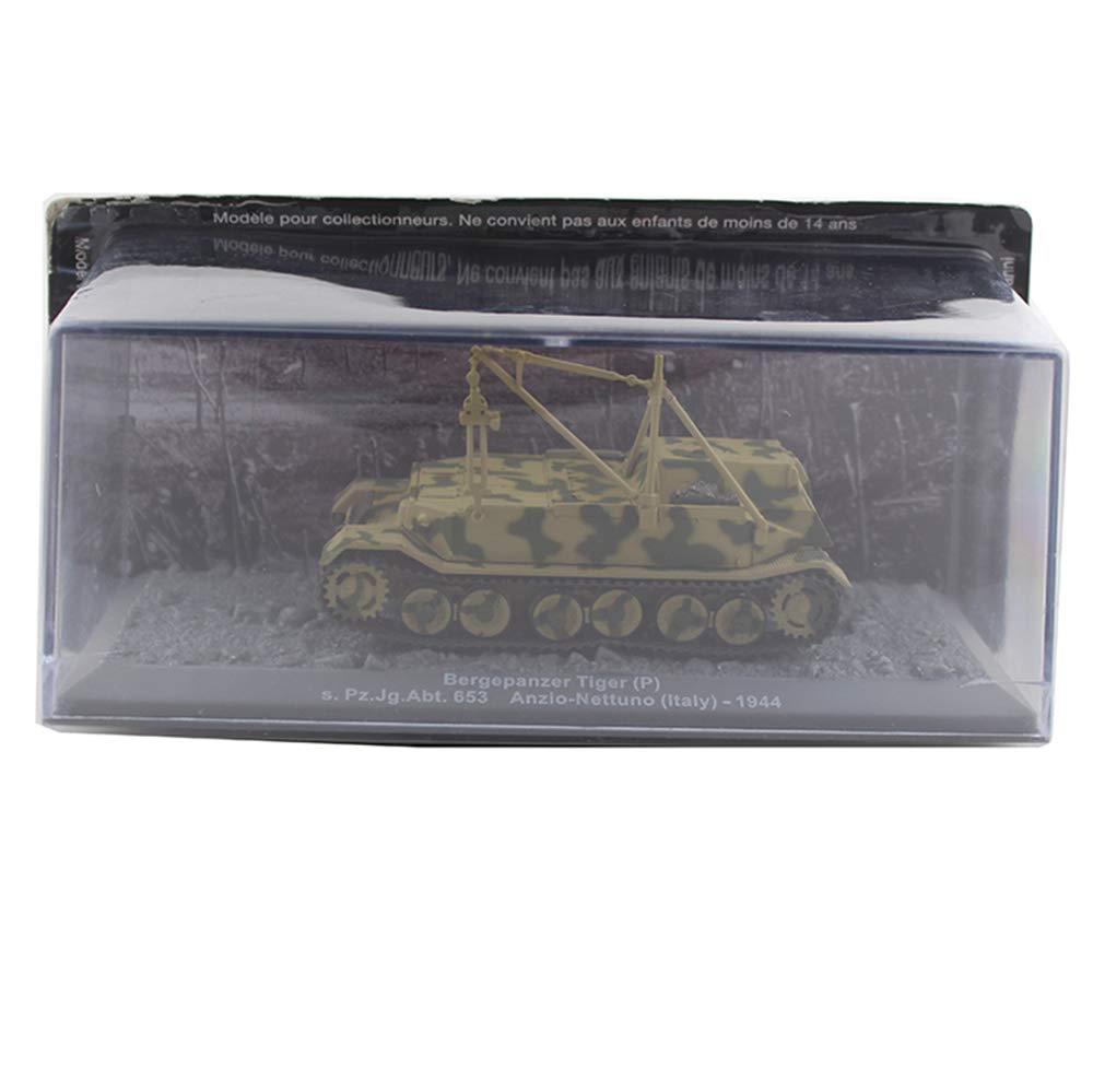 1/72 Scale Bergepanzer Tiger P Anzio Nettuno Italy 1944 Alloy Model, Adult Gift And Collectibles, 3.7Inch X 2Inch