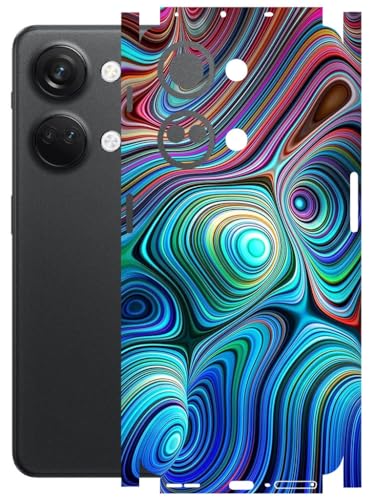 Image of AtOdds - Full Body Back Screen Guard Protector Film - Lamination Wrap Skin Sticker Compatible with ONEPLUS NORD 3 (5G) | Scratchproof Matte Finish (Water Paint)