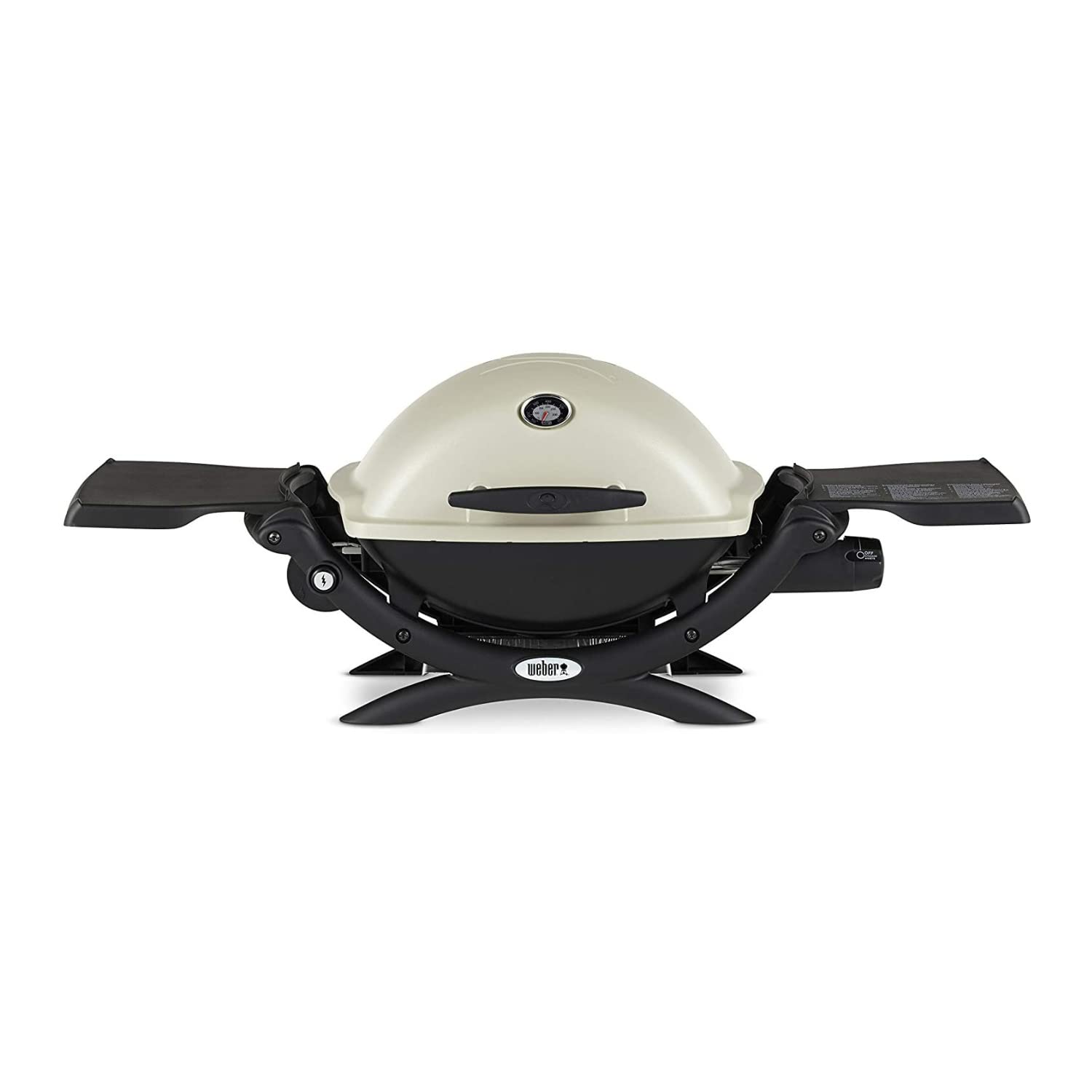 Amazon.co.jp: Weber Q1200 Liquid Propane Grill (Titanium) Bundle 