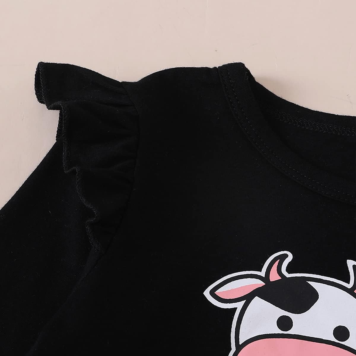 Girl 3rd Birthday Outfit - Toddler Three Years Old Clothes - Holy Cow I'm Three - Image 4