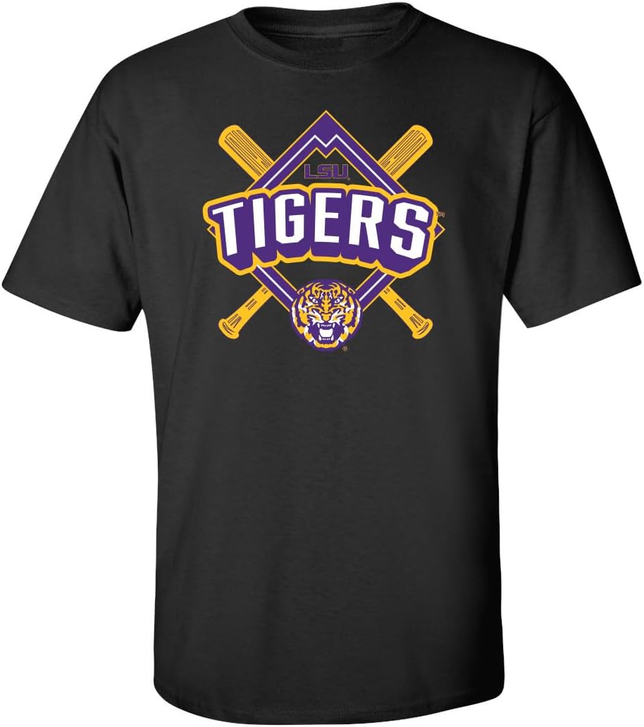 CornBorn LSU Baseball Shirts - LSU Tigers Baseball Apparel - Pick Your Design