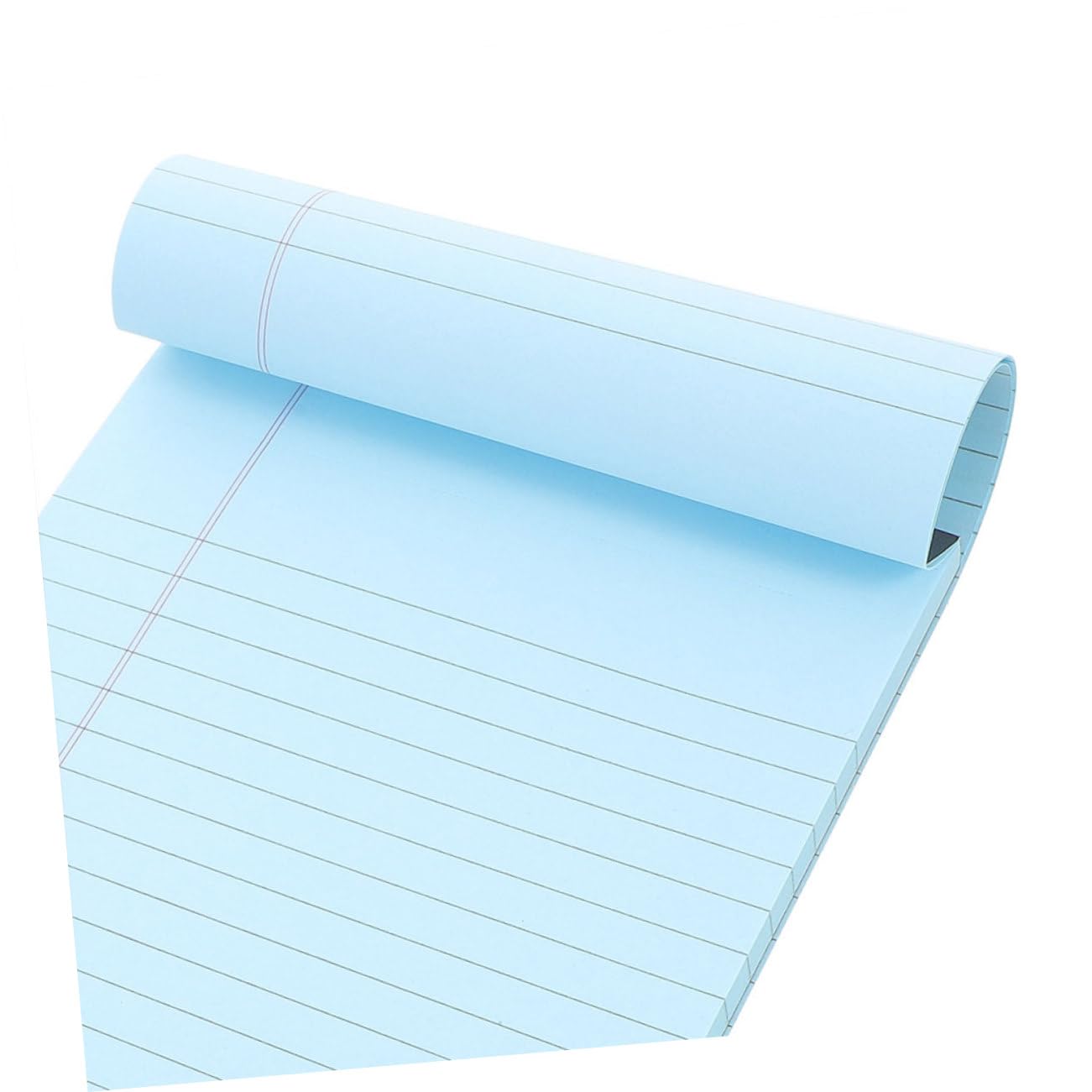 Blocchi per Scrivere Strappabili 4 Pezzi in Carta Blu per Note | Linee Semplici, Portatile, Design Antiscivolo, Formato Compatto per Scuola e Ufficio