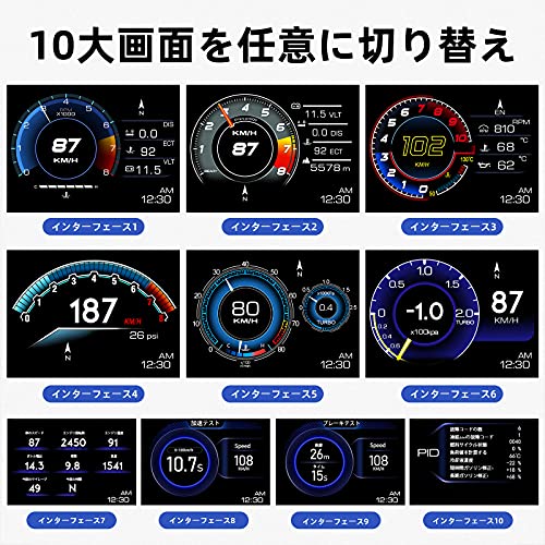 wiiyii HUD ヘッドアップディスプレイ A500