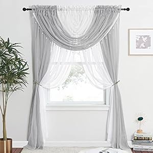 NICETOWN Sheer Curtain Elegant Voile Curtains...