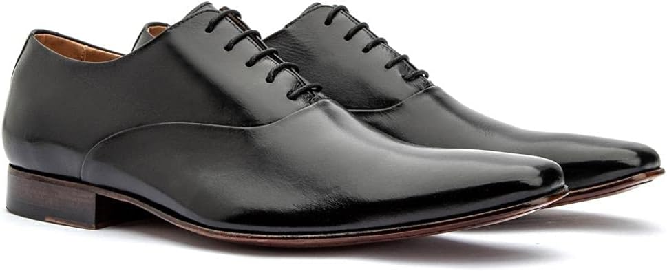 Sapato Social Masculino Oxford Couro Cromo Preto 327 Tamanho:42;Cor:Preto;Gênero:Homem