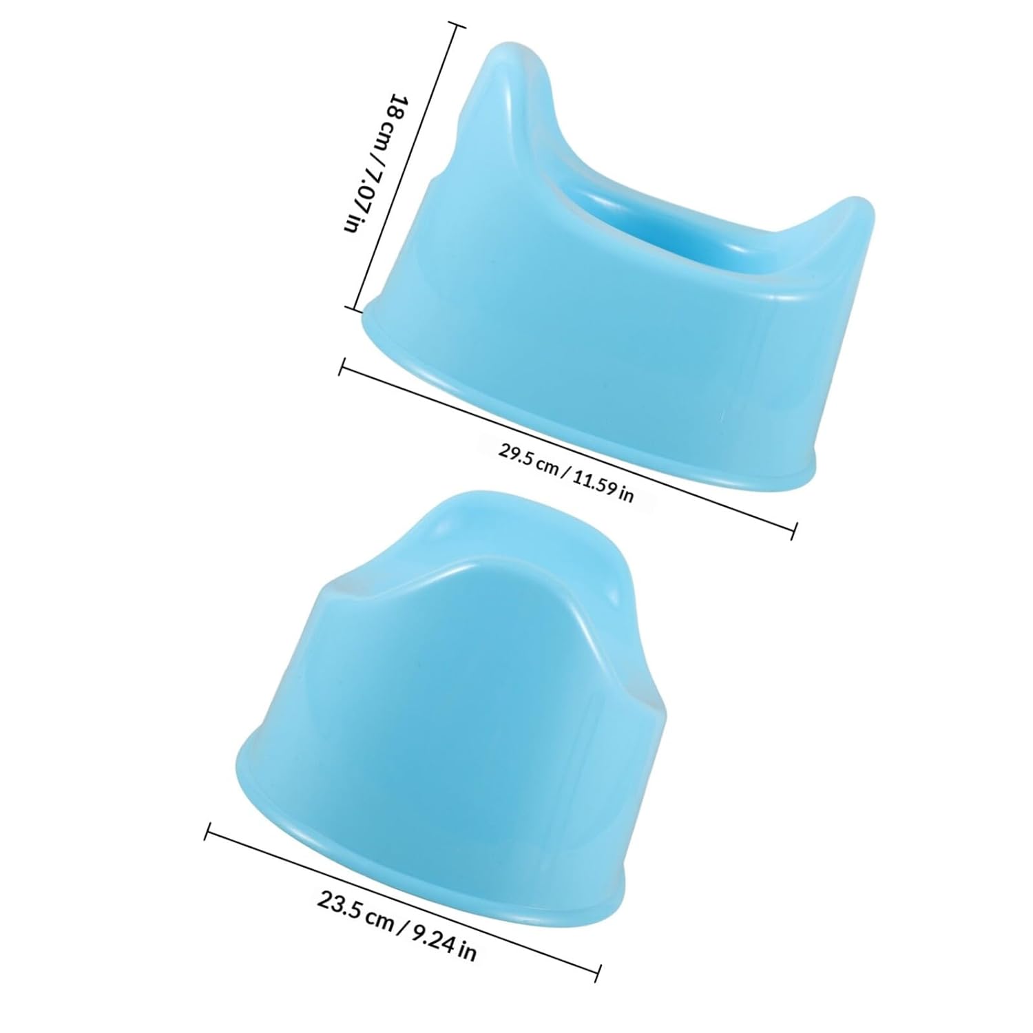 Beaupretty Portable Potty Training Toilet with Thickened Plastic Bowl Boys and Potty Chair for Travel Use and Non-Slip Base
