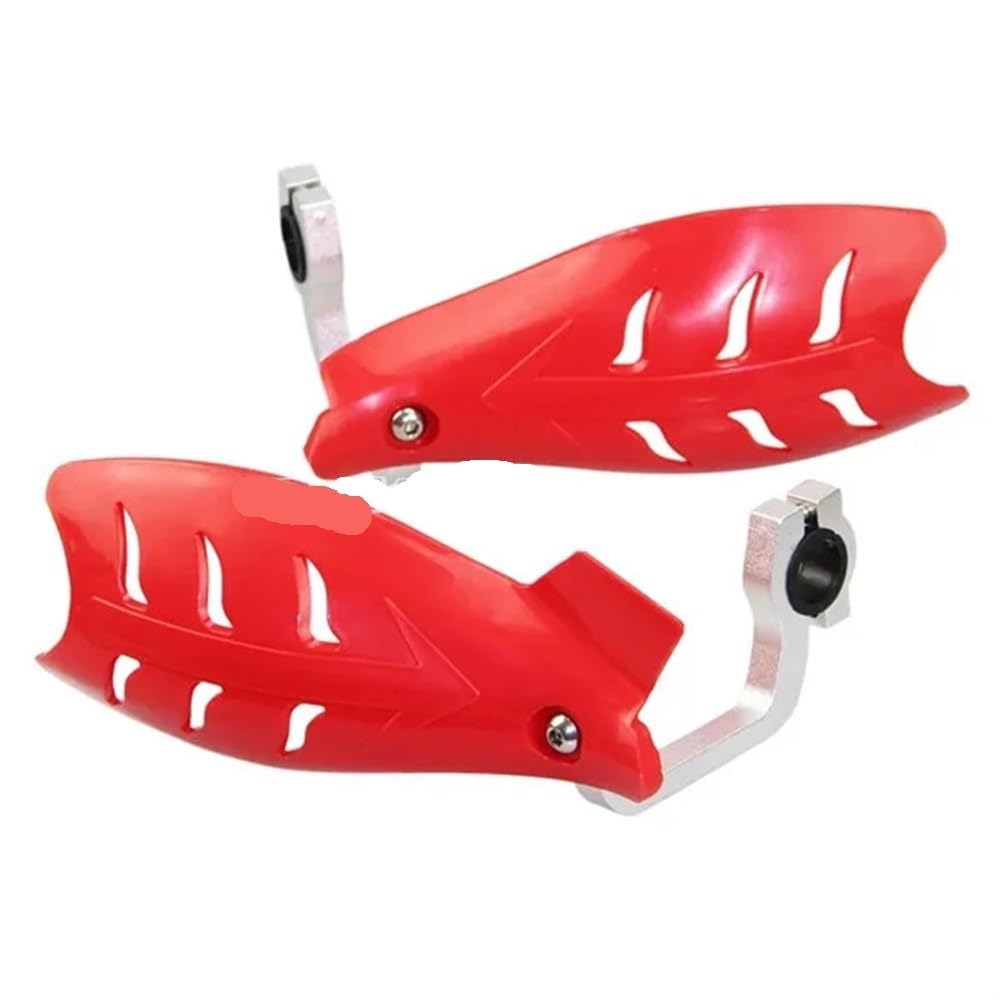 Protecteur guidon moto universel protège-mains rouges guidon fat bar pour XR CR CRF 250 450